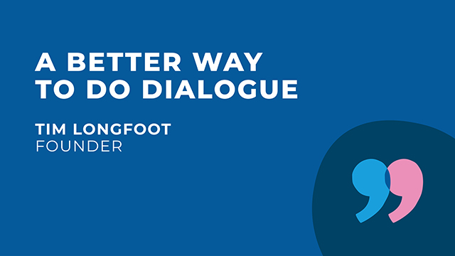 A better way to do dialogue