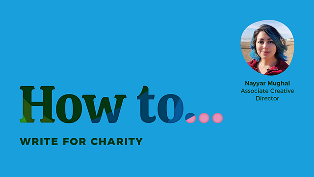 How to write for charity