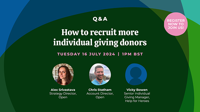 Join us for a live Q&A on growing individual giving