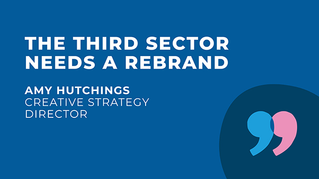 The third sector needs a rebrand