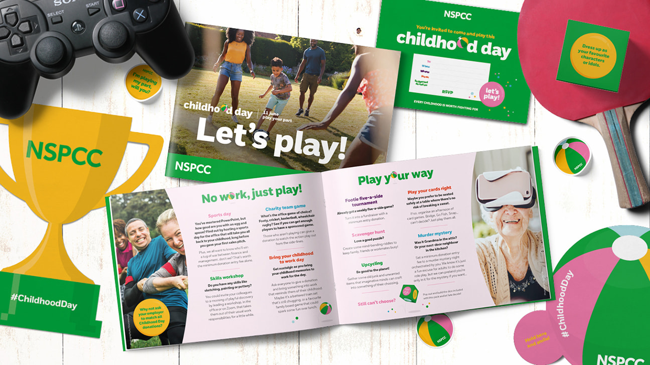 NSPCC childhood day fundraising pack