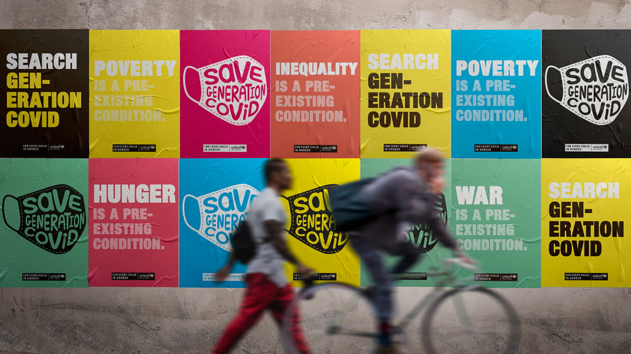 UNICEF Save Gen Covid posters